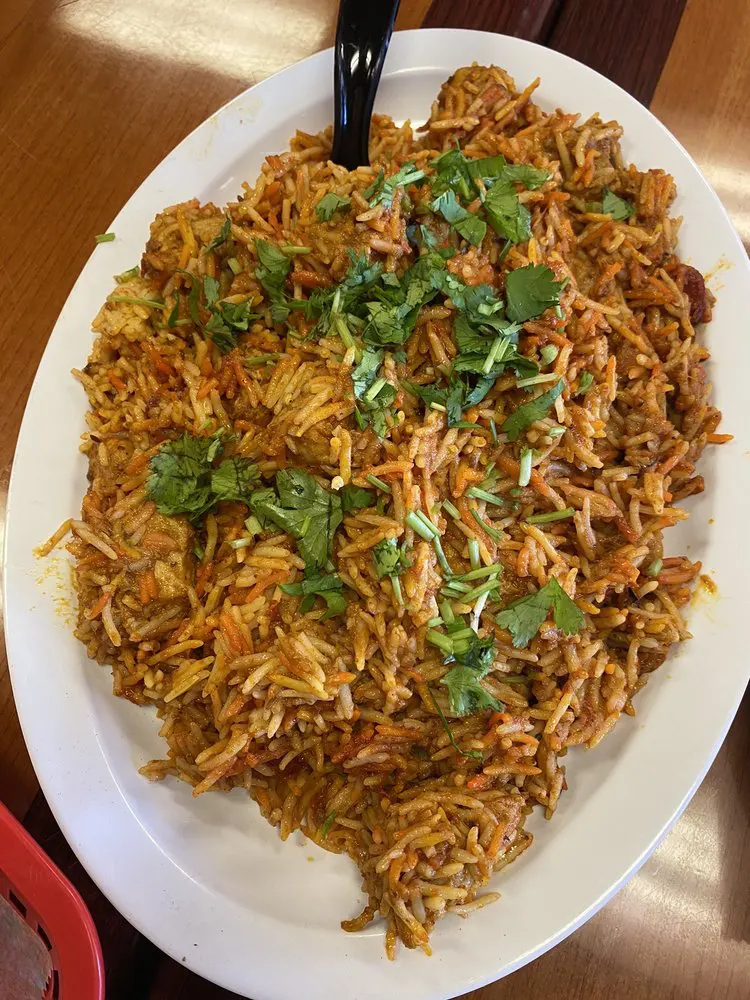 Vegetable Biryani- Charoal Chicken- Pakistani & Indian Cusiine