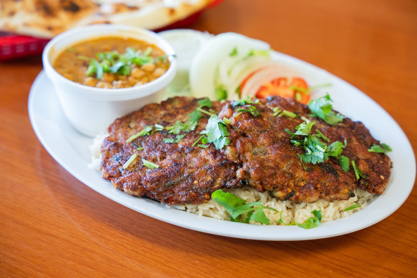 Chapli Kabab- Charcoal Chicken- Pakistani & Indian Cuisine