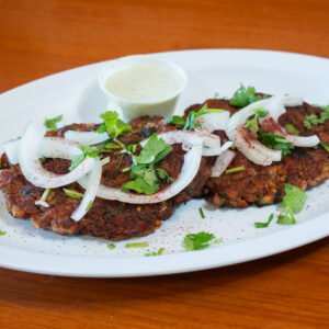 Chapli Kabab - a la carte- Charcoal Chicken- Pakistani & Indian Cuisine
