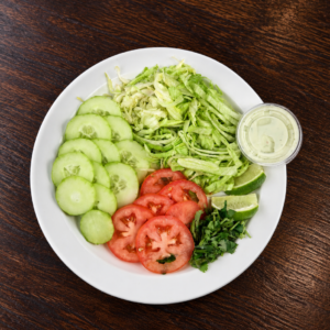 Green Salad- served at Charcoal Chicken- Pakistani & Indian Cuisine
